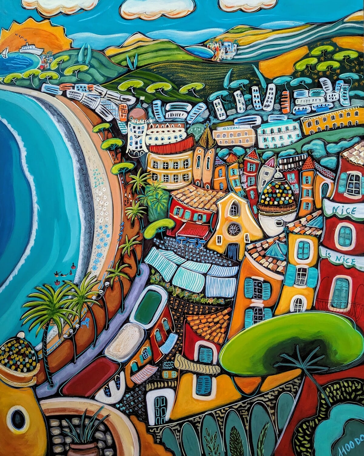 NIce is nice par Pascal Milcendeau | Acheter de l'art en ligne | Rise Art