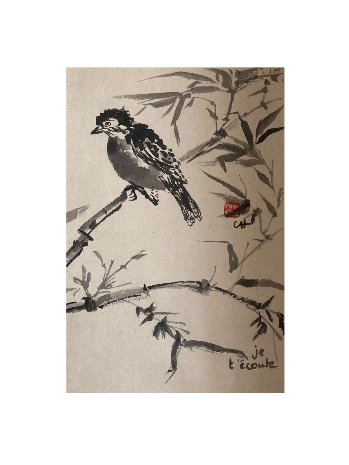 Je t'écoute von Catherine Hoang Kunst online kaufen Rise Art