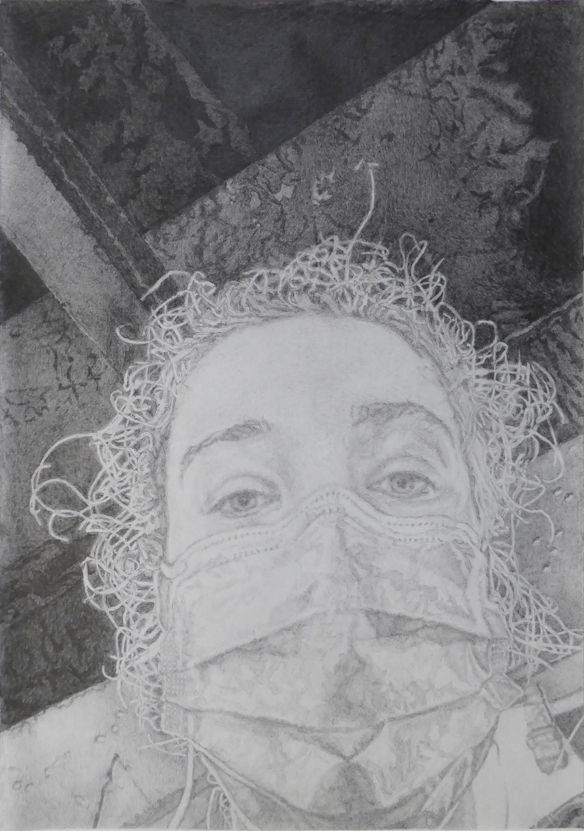 Woman with a Mask by Randy Klinger | Buy Art Online | Rise Art