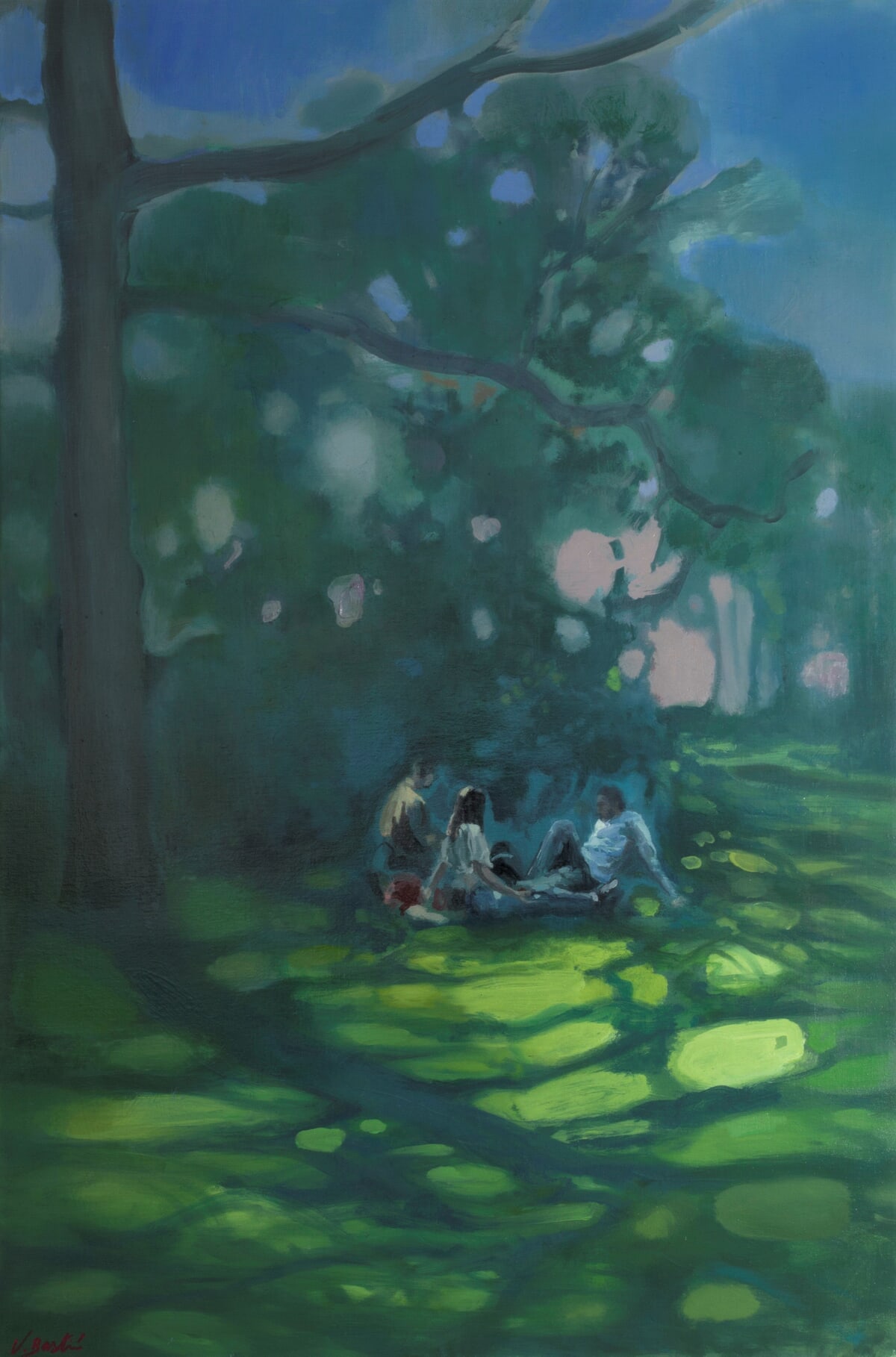 Fin d'après-midi au Luxembourg by Virginie Bastié | Buy Art Online ...
