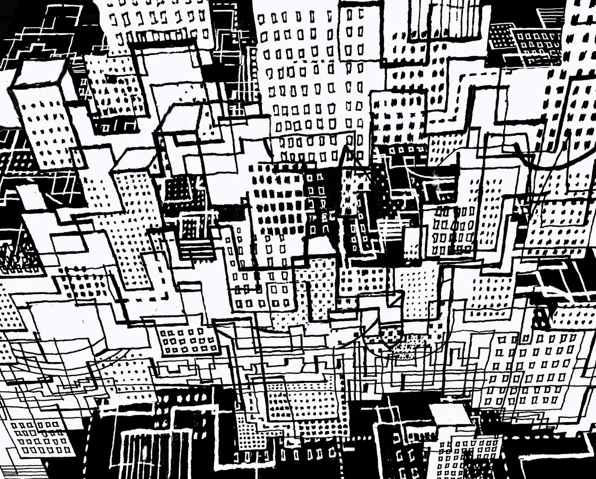 Manhattan par Andy Mercer | Acheter de l'art en ligne | Rise Art