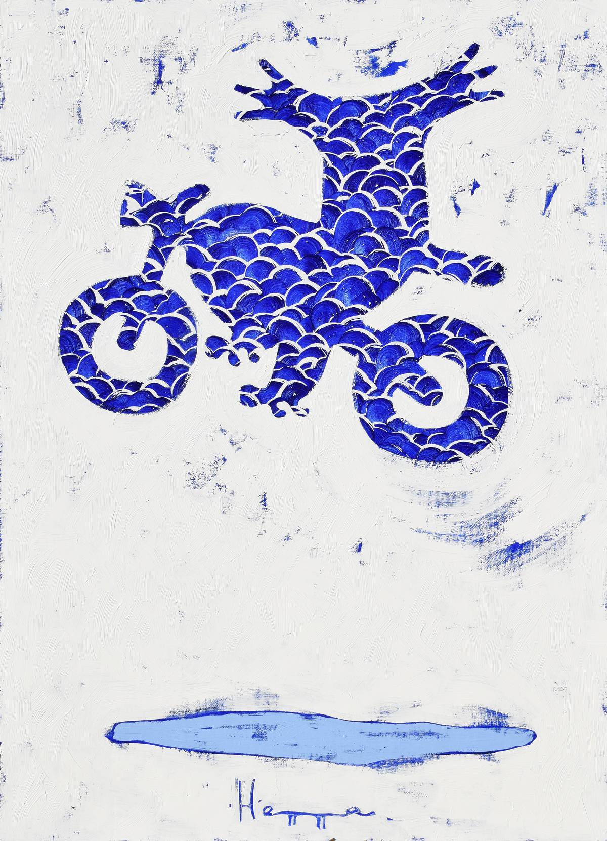 791 Peter sur sa moto par Félix Hemme | Acheter de l'art en ligne ...