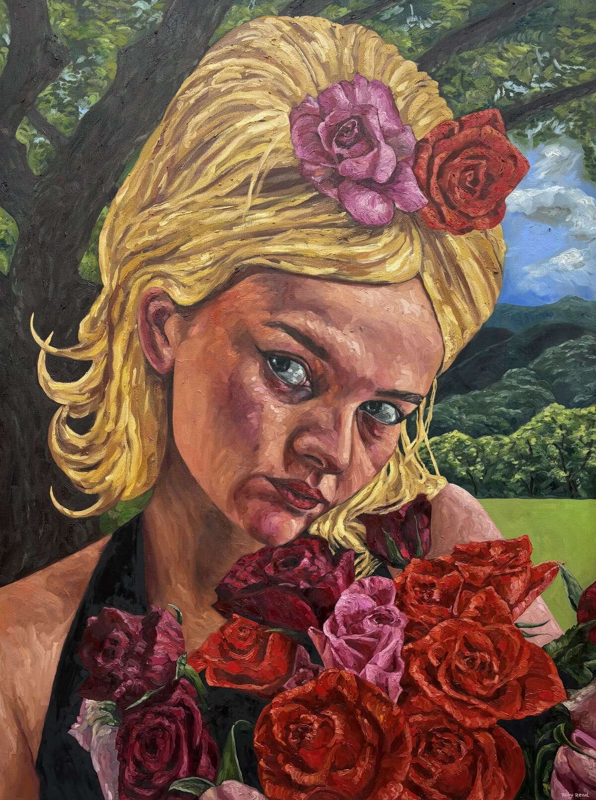 Who's A Wallflower? by Ruby Read | Buy Art Online | Rise Art