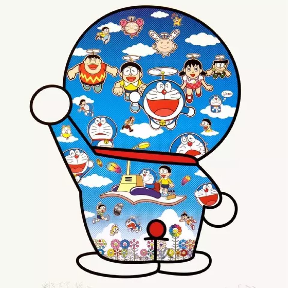 Doraemon Sitting Up - Every Day is a Struggle Nobita by Takashi