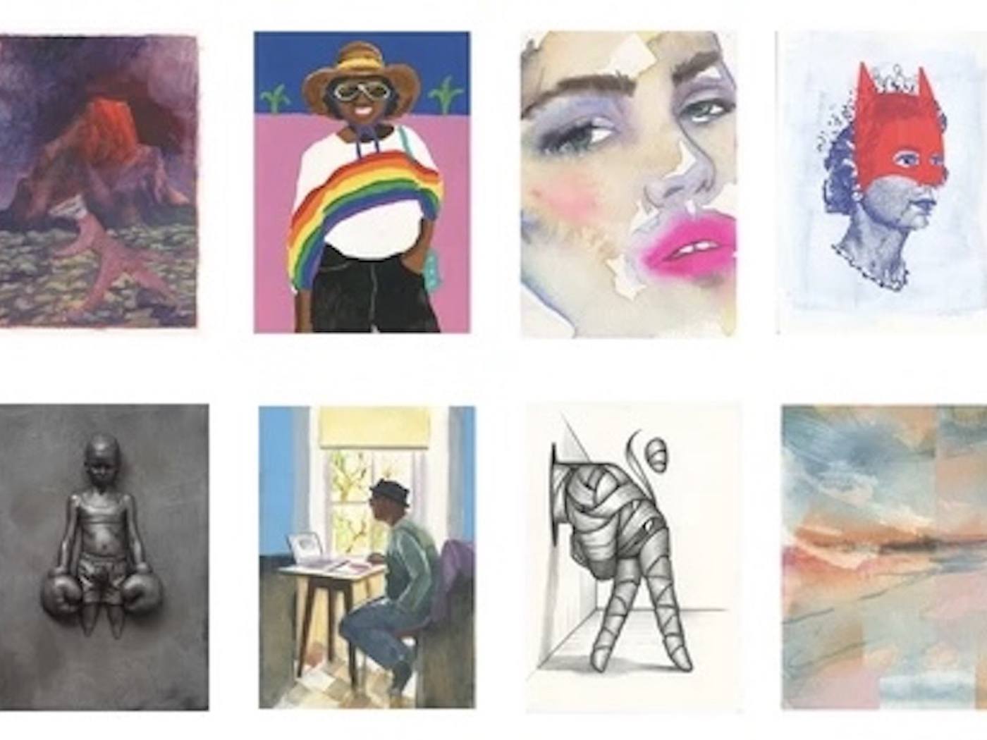 Art on a Postcard Winter Auction