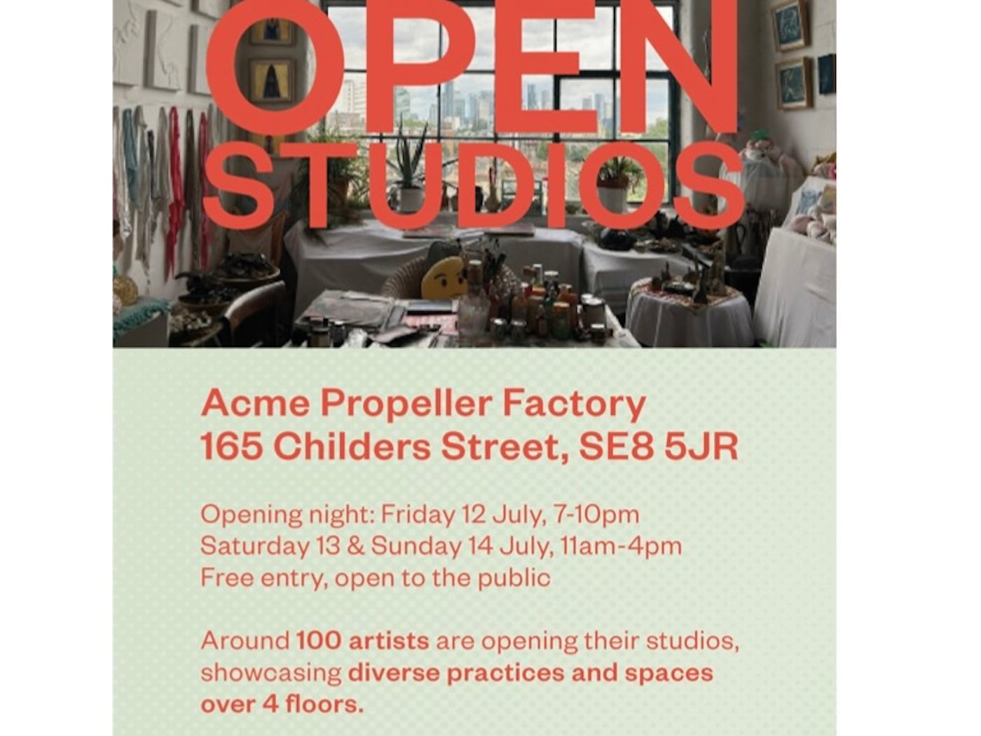 Acme Propeller Factory Open Studios