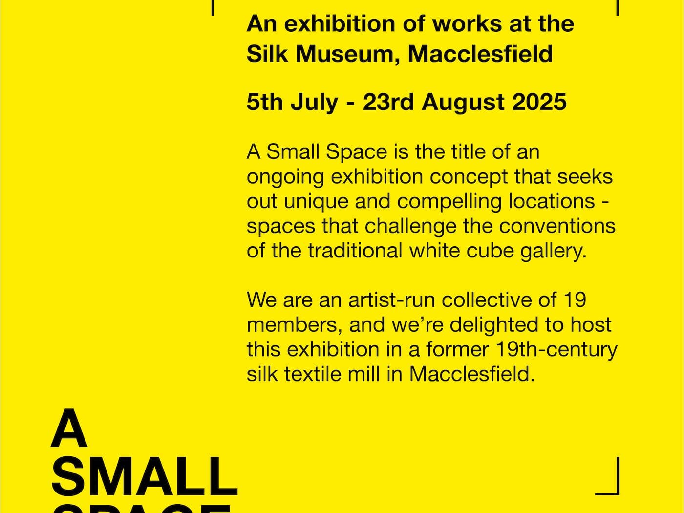 A Small Space at The Silk Museum