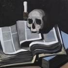 Skull and Books No.1
