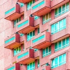 Tinted concrete: Red