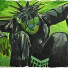 Study (Figure in trolly)