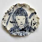 Tiny Porcelain Portrait Plate