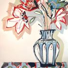 A Vase of Wild Blooming Flowers