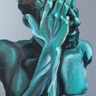 Homme mystérieux de bronze