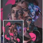 La fille à la fille à la fleur fleur