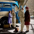 1943 Indiana, A Soldier And A Girl Saying Goodbye.