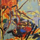 105 huile et fusain sur toile