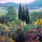 Jardin face à la montagne