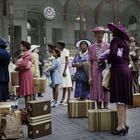 1942 New-York, Waiting For The Trains At The Pennsylvania Railroad Station.