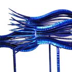 Set de 3 poissons bleus chrome