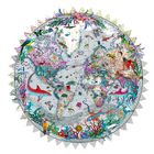 CIRCULAR SILFUR SEA - ART PRINT