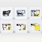 Bull Profile Series. Bull I-VI (6 plates each 33cm x 33cm)