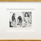 Homme pensif chez une jeune femme avec la Célestine