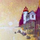 The Lighthouse in Bass Harbour - Acadia national Park