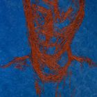 Portrait in Blue and Red