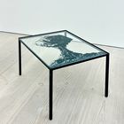 Buffalo (Oil painting on tempered glass with metal frame)