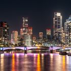 Panoramic View of Lambeth Bridge with Vauxhall and St George's Wharf skyscrapers
