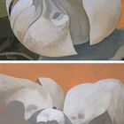 "Estudio de dos magnolias" (Díptico)