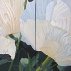 "Dos flores blancas" (Díptico)