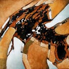 "L'albatros", abstract painting