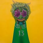 Vian 13 - Acrylic painting on board Fetishes Series