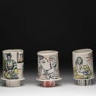Rolled vessels triptych 