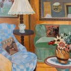 Interior with Duncan Grant Vessel & Christopher Wood Flowers