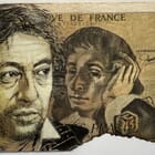 Gainsbourg sur billet de 500 F brulé