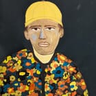 Le timide en veste à fleurs