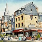 Honfleur "la maison bleue"