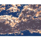 Nuages et nuées NN XI orange et gris