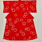 Circles Kimono Red