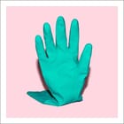 Green Rubber Glove (large)