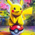 Pikachu et sa Pokeball