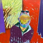 Autoportrait with Bamboo