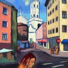 Lever de soleil sur la cathédrale de Valladolid