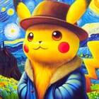 Pikachu Van Gogh
