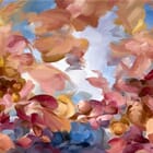 The sun sets in the west