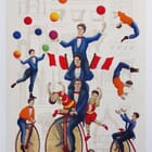 "Circo Beat" series (blue)