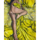 LA FILLE DANS LES DRAPS JAUNES - Tirage d'art série limitée