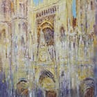 Rouen cathedral with Lace / Dentelle no.15